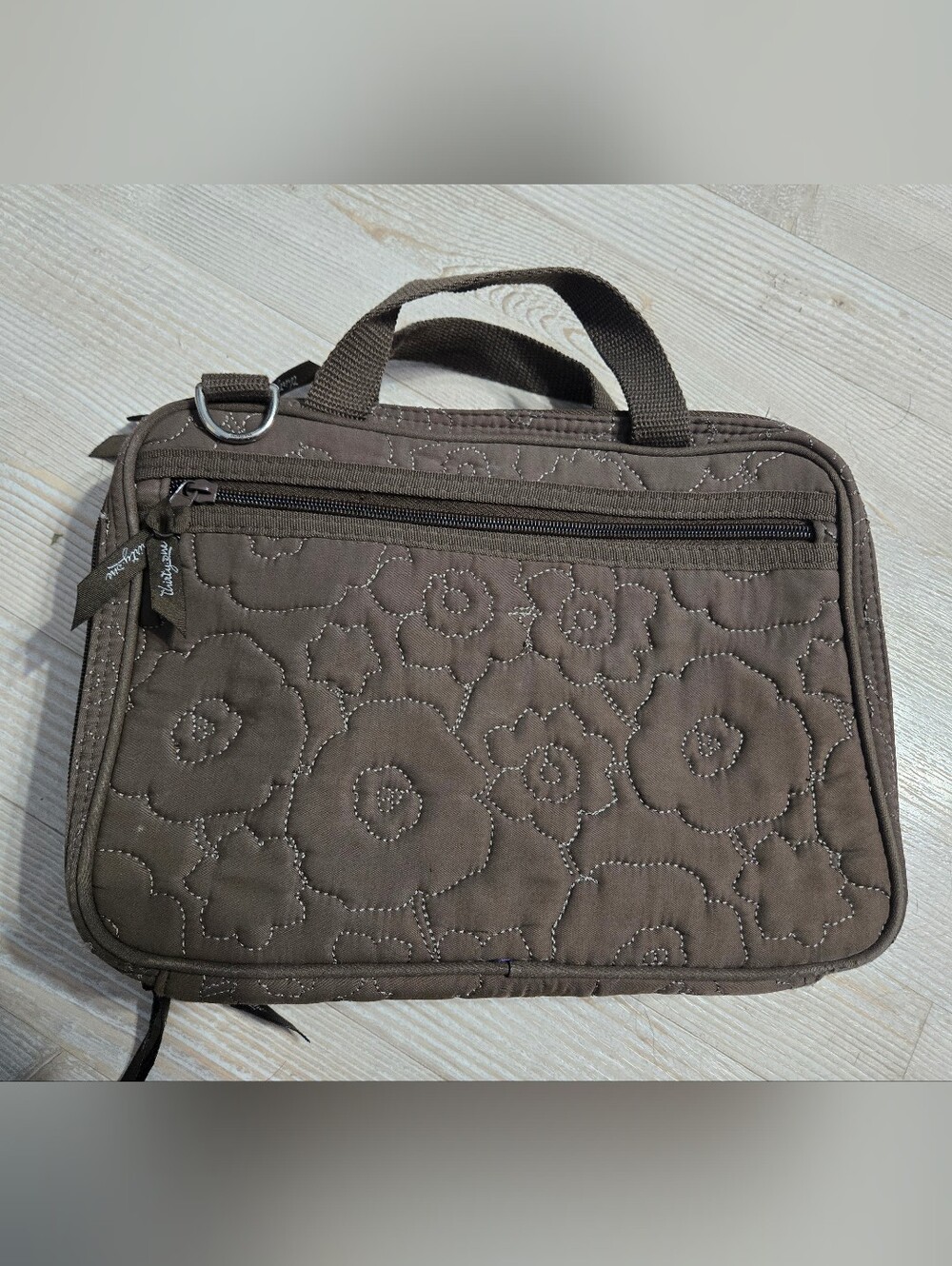 Thirty-One Brown Carry-All Organizer Case